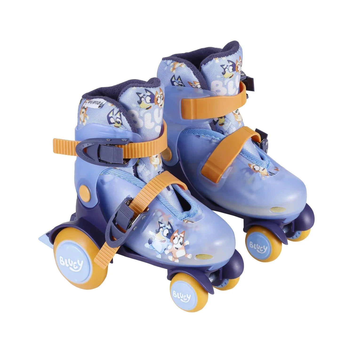 Bluey Kids Training Roller Skates, Adjustable Sizing, Size 9-12, Unisex