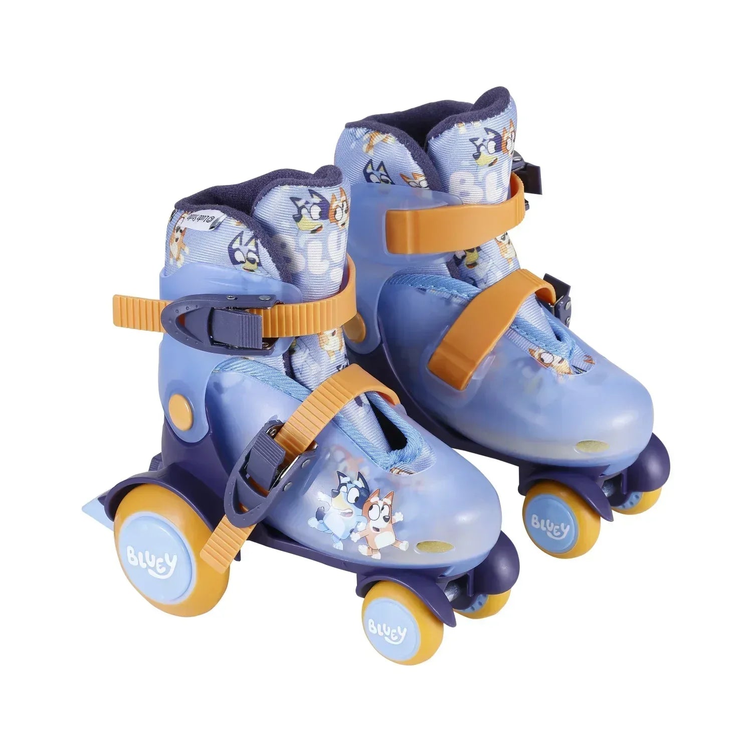 Bluey Kids Training Roller Skates, Adjustable Sizing, Size 9-12, Unisex