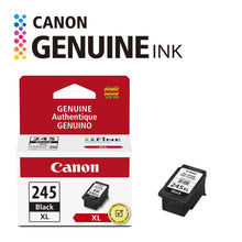 Canon PG-245 XL black ink cartridge retail package with single cartridge shown