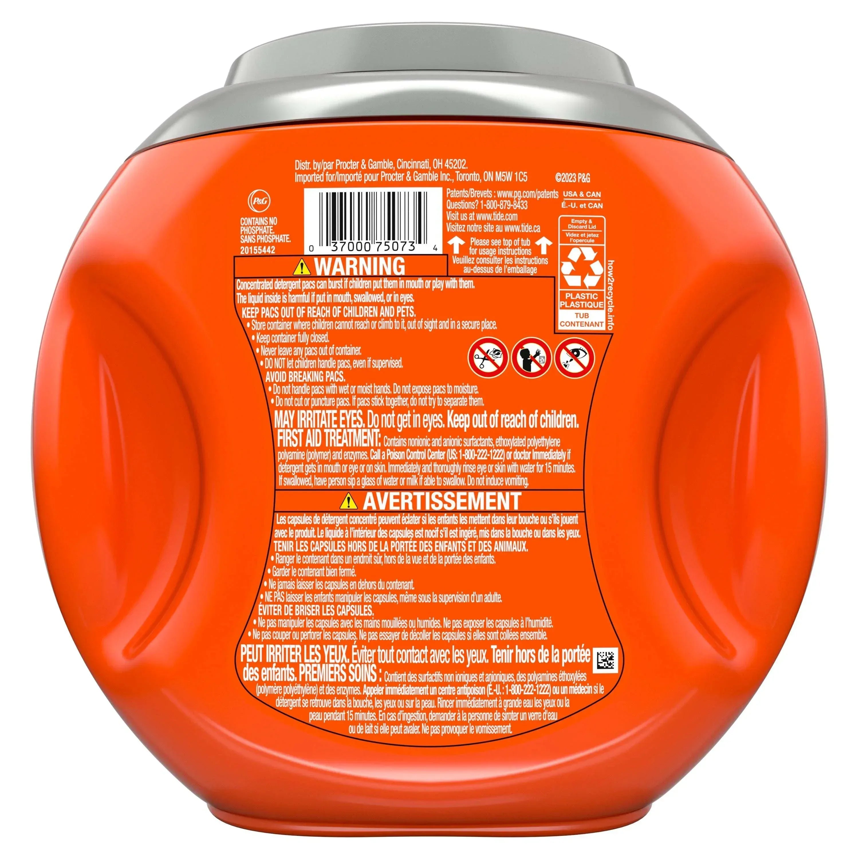 Tide PODS® Ultra OXI Liquid Laundry Detergent Pacs, 32 Count