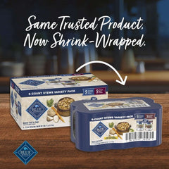 Blue Buffalo Blue's Stew Natural Wet Dog Food, Hearty Beef & Country Chicken Variety Pack