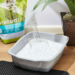 Vibrant Life Mini Crystal Cat Litter, Unscented, 8 lb Bag