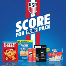 USA "score for your pack" snack variety banner