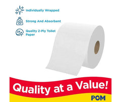POM 2-Ply Toilet Paper, 473 ct (45-pk)