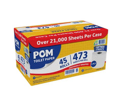 POM 2-Ply Toilet Paper, 473 ct (45-pk)