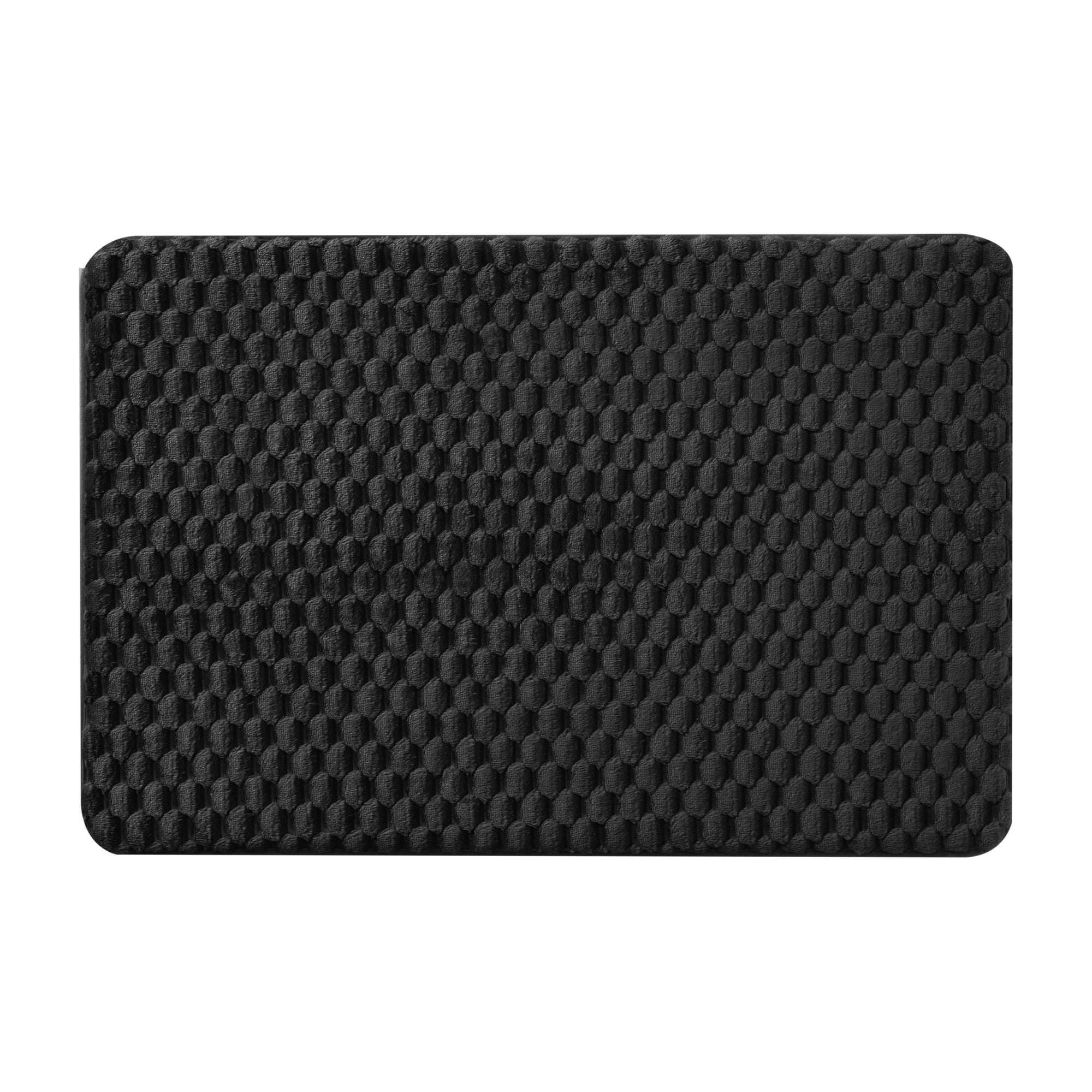 Mainstays Brown Bag 2pc Tile Bubble Bath Rug Set