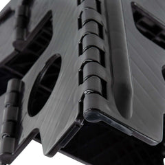 Mainstays One Step Folding Step Stool, Black Plastic
