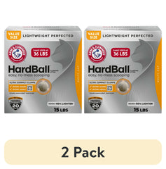 ARM & HAMMER Hardball Lightweight Cat Litter, Clumping, No-Mess Scooping, Multi-Cat, 15 lb