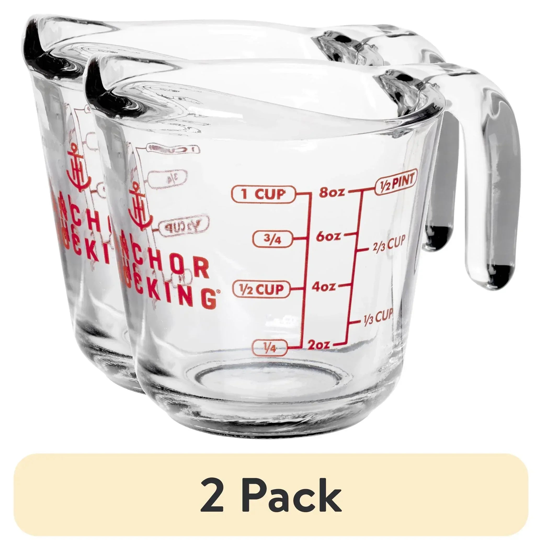 Anchor Hocking Glass Measuring Cup, 2 Cup - USA MEGA SHOP