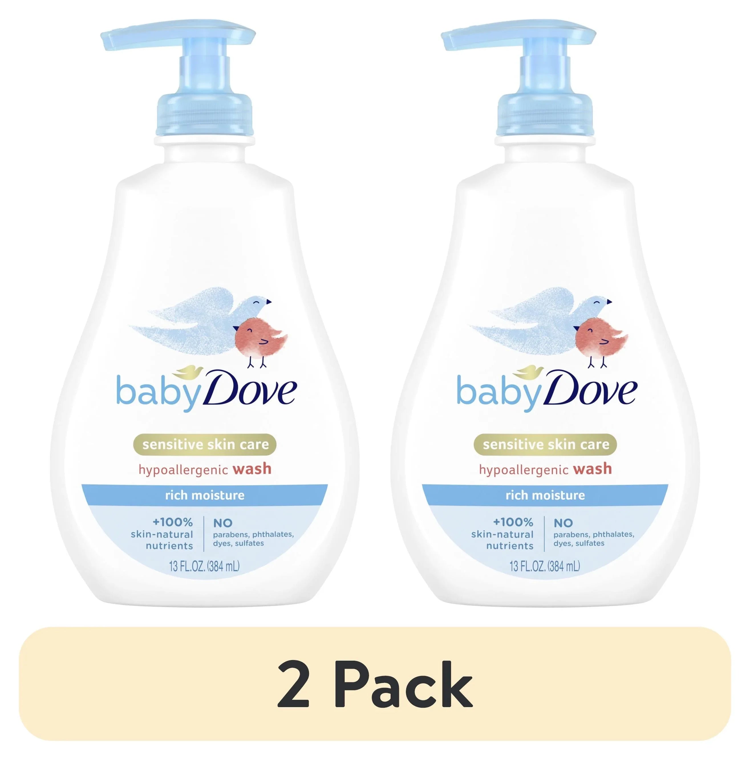 Baby Dove Rich Moisture Hypoallergnic Wash Newborn Sensitive Skin, 13 oz - USA MEGA SHOP