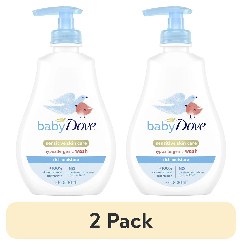 Baby Dove Rich Moisture Hypoallergnic Wash Newborn Sensitive Skin, 13 oz - USA MEGA SHOP