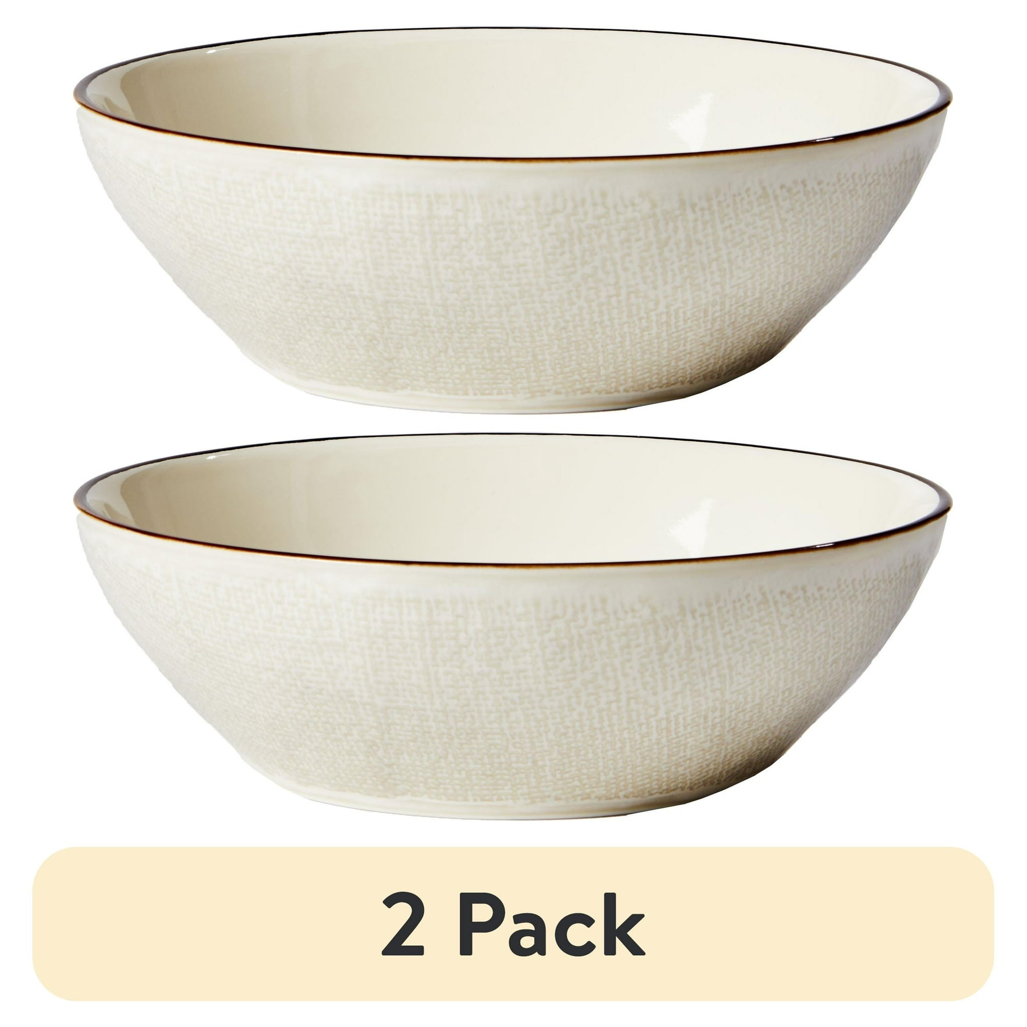 Better Homes & Gardens Cream Murphy Stoneware Dinner Bowl