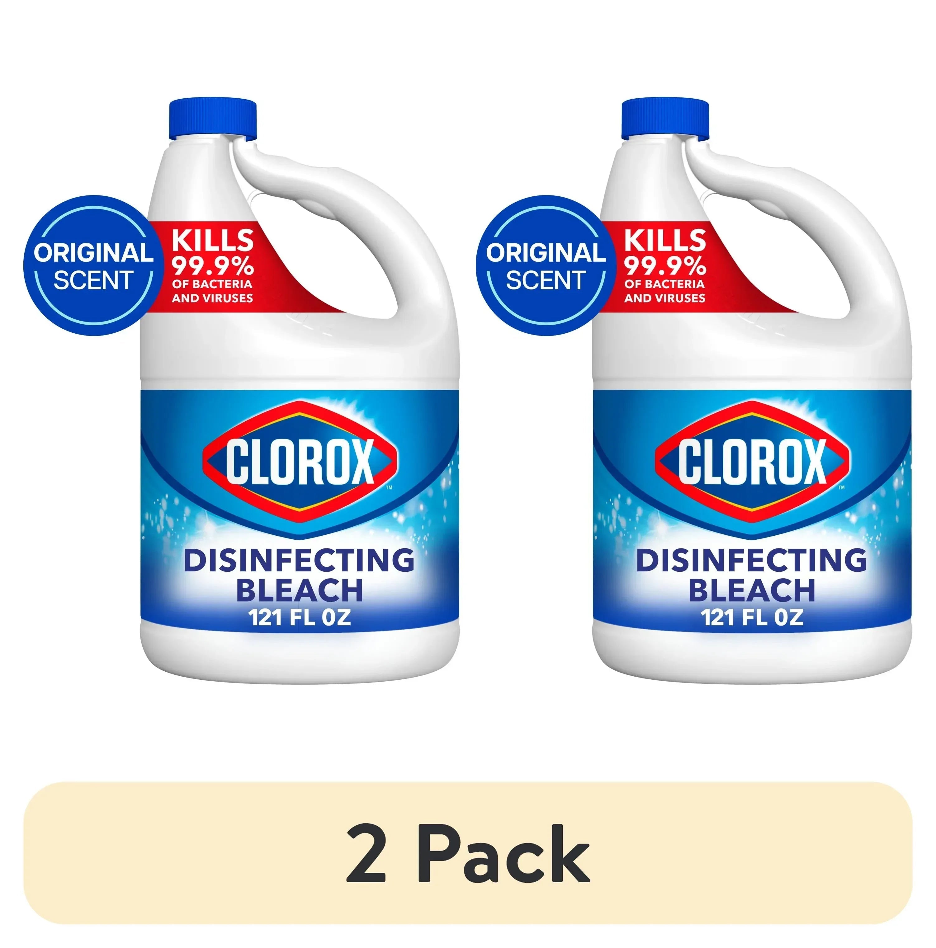 Clorox Disinfecting Liquid Bleach Cleaner, Regular Scent, 121 fl oz
