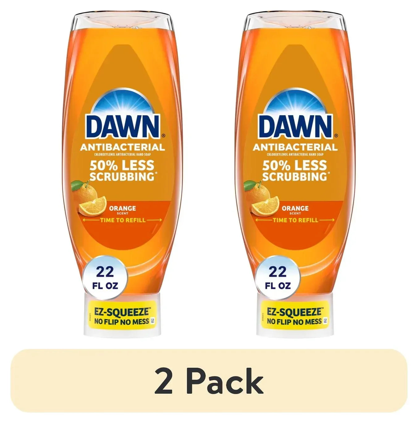 Dawn Ultra Antibacterial EZ-Squeeze Hand Soap, Orange Scent, 22 fl oz