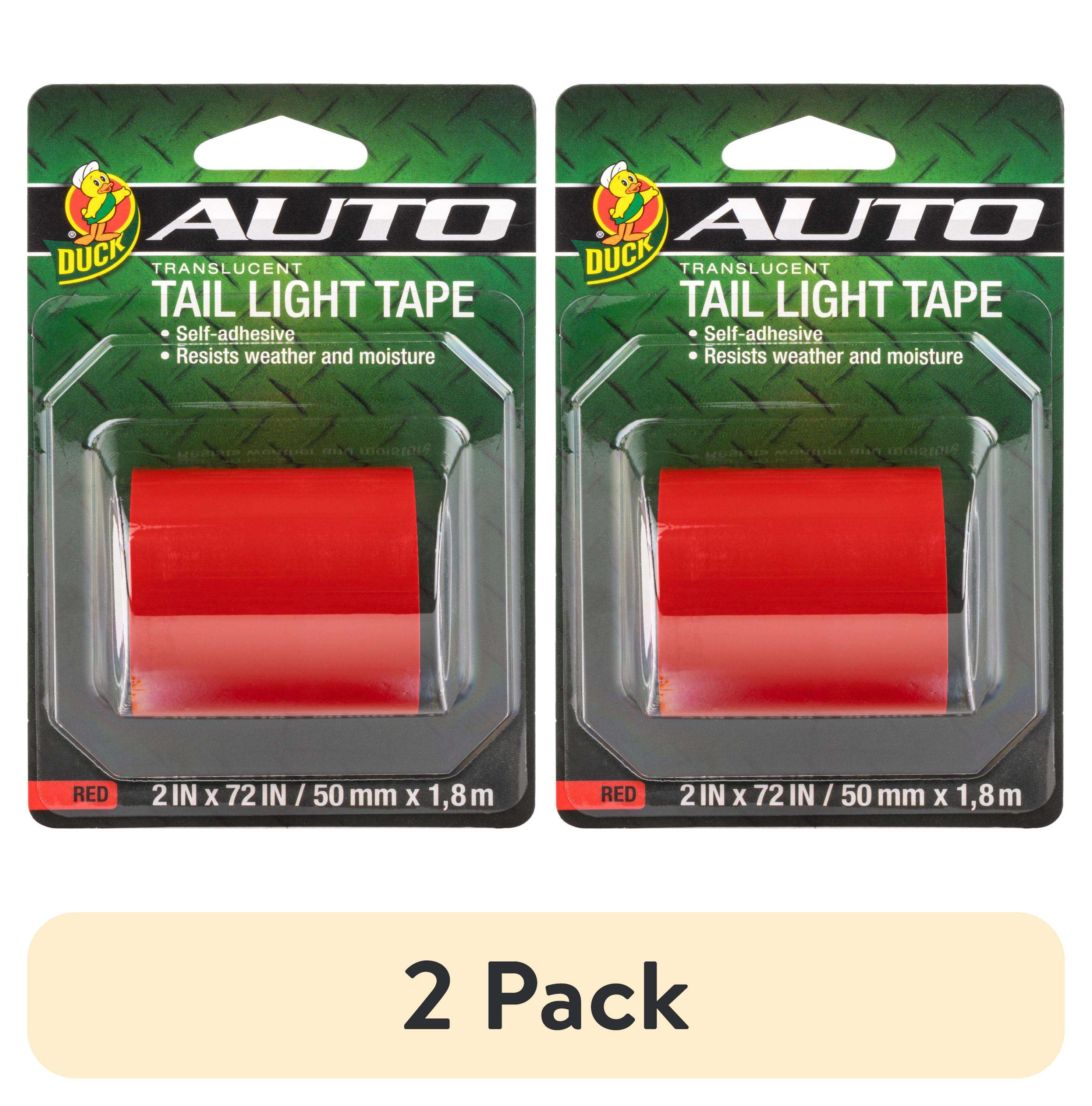 Duck Brand Translucent Tail Light Tape - Red, 2 in. x 72 in.