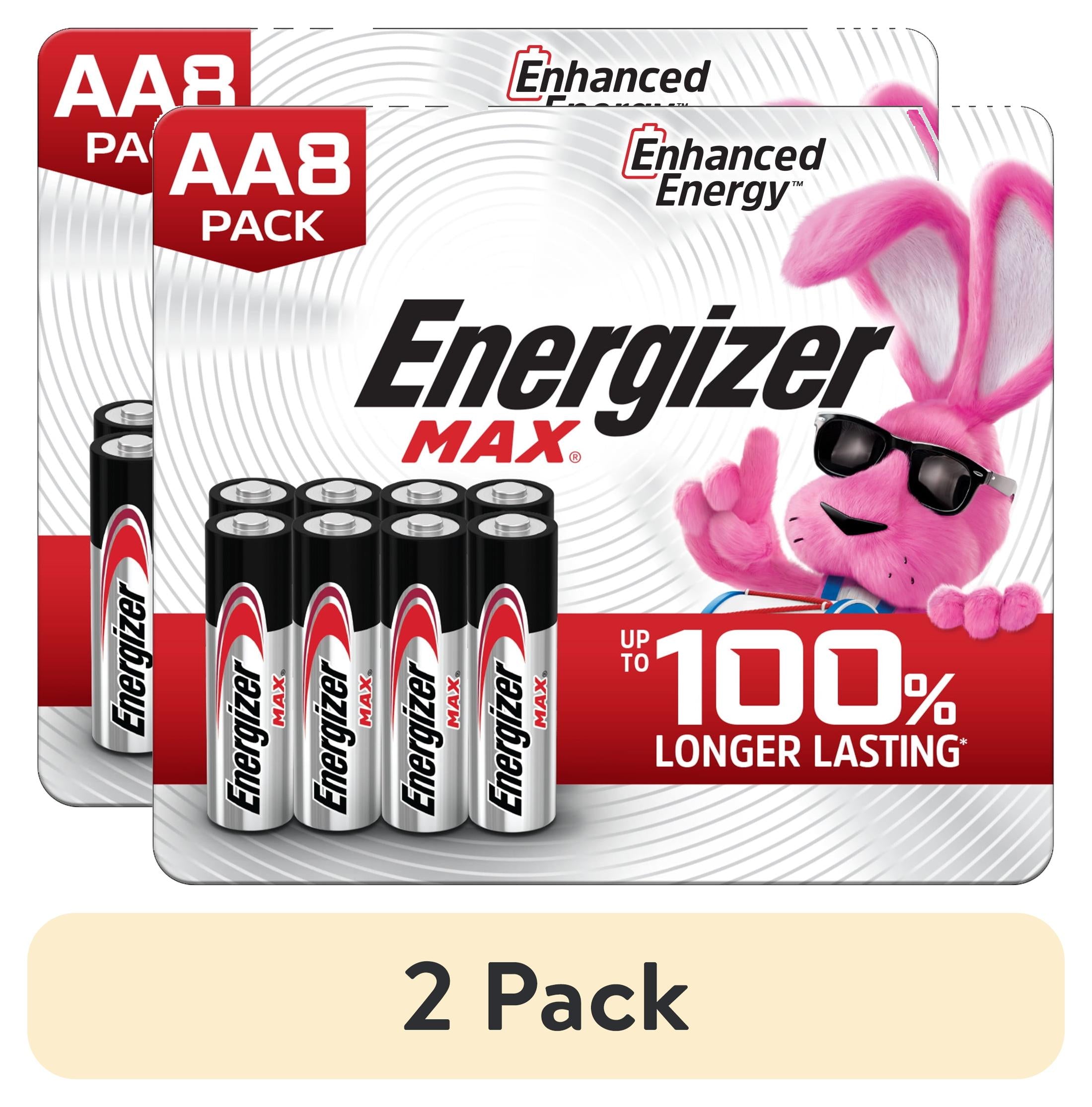 Energizer MAX AA Batteries (8 Pack), Double A Alkaline Batteries