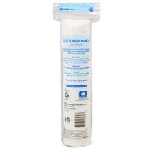 Equate Beauty cotton rounds 100-count pack, back panel with details.