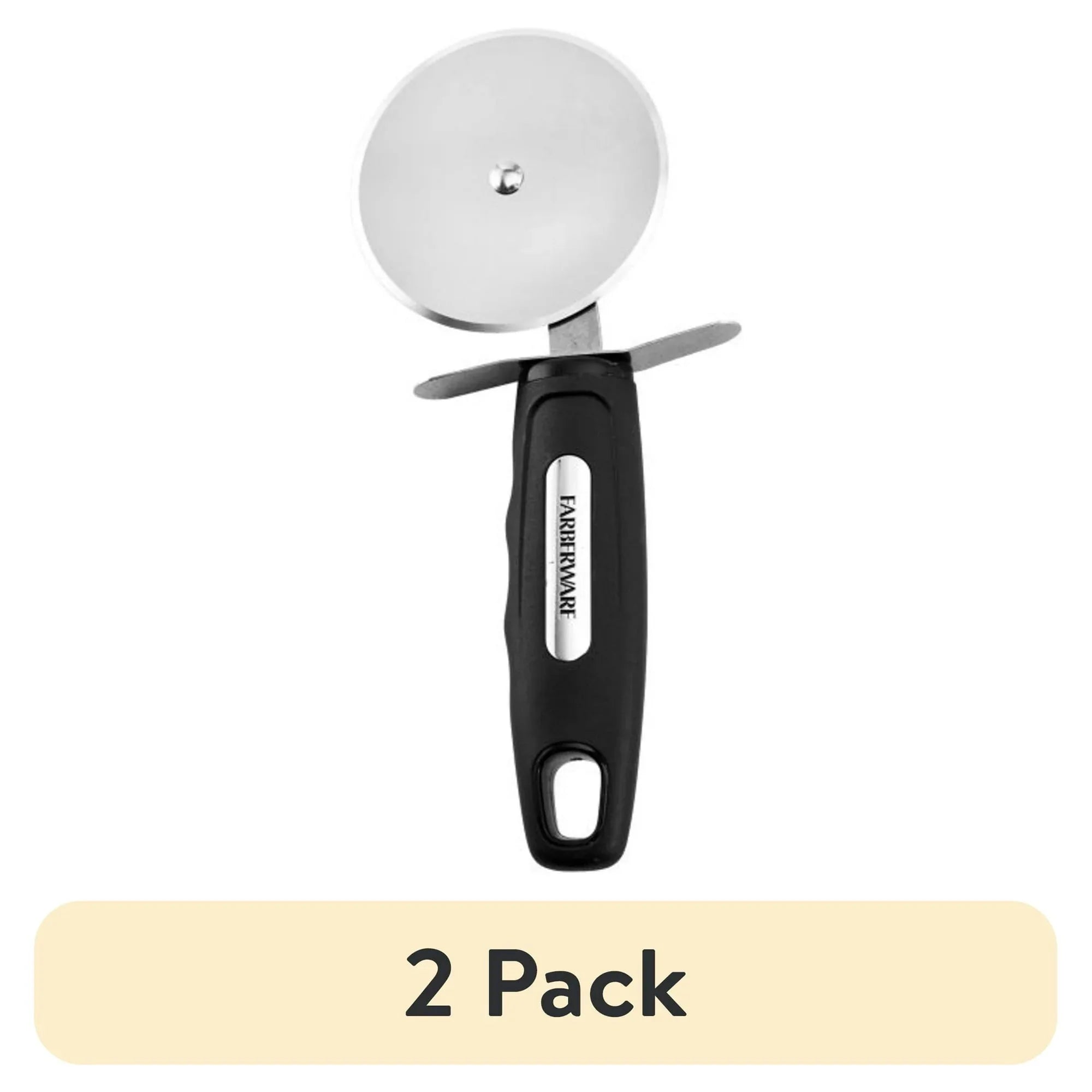 Farberware Professional Stainless Steel Pizza Cutter with Black Handle - USA MEGA SHOP