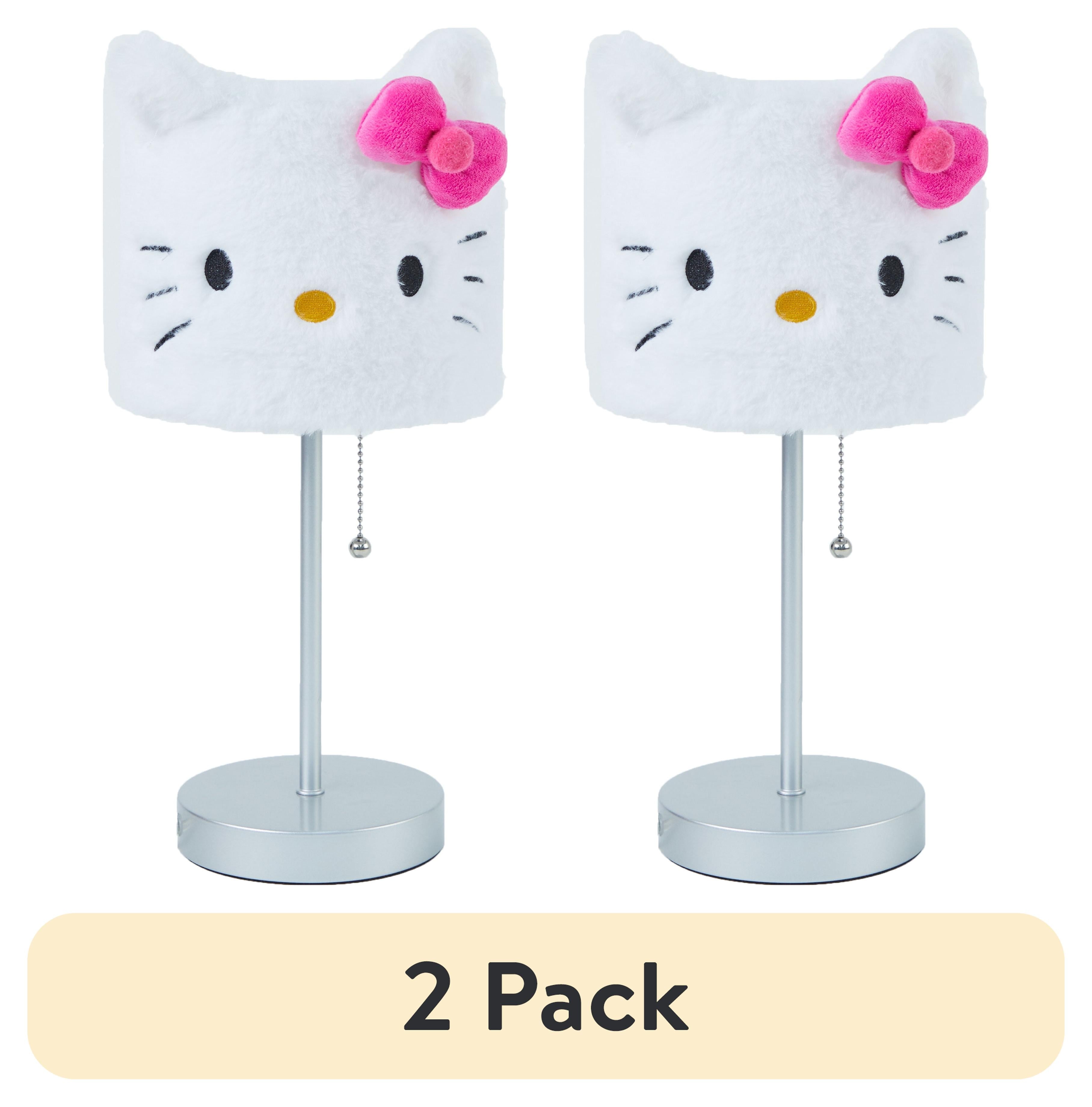 Hello Kitty Plush Table Lamp 15" H - Adorable Plush Light for Kids' Rooms