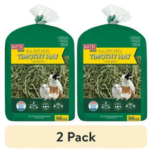 All Natural Timothy Hay 2-pack showing two 96 oz bags with Kaytee front labels