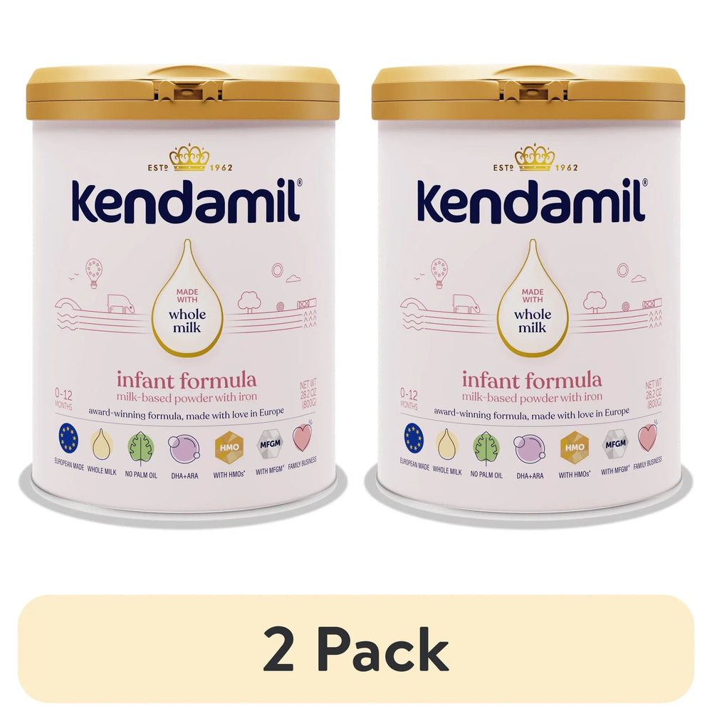 Kendamil European Whole Milk Classic Infant Formula Powder with HMOs, Prebiotics & DHA, 28.2 oz - USA MEGA SHOP
