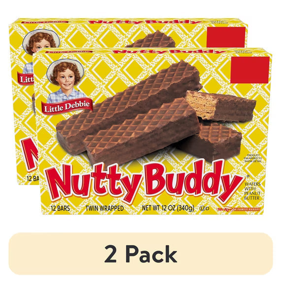 Snack Cakes, Little Debbie Family Pack NUTTY BUDDY® wafers