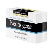 Neutrogena fragrance-free transparent facial bar box, Original formula