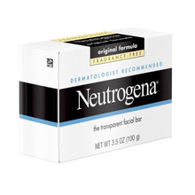 Neutrogena fragrance-free facial cleansing bar box side