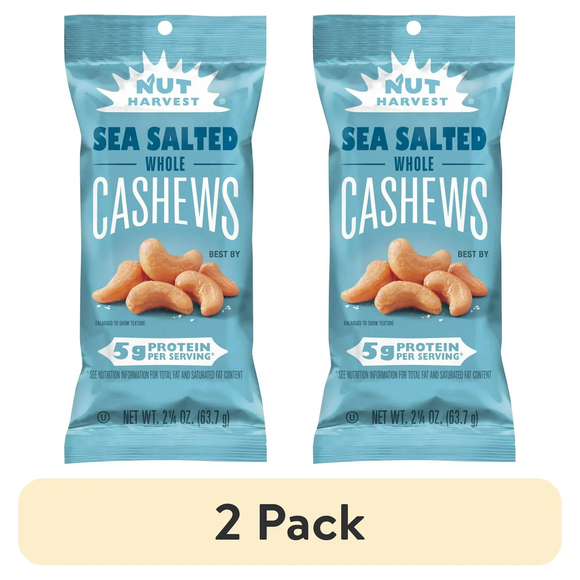 Nut Harvest Cashews, 2.25 oz