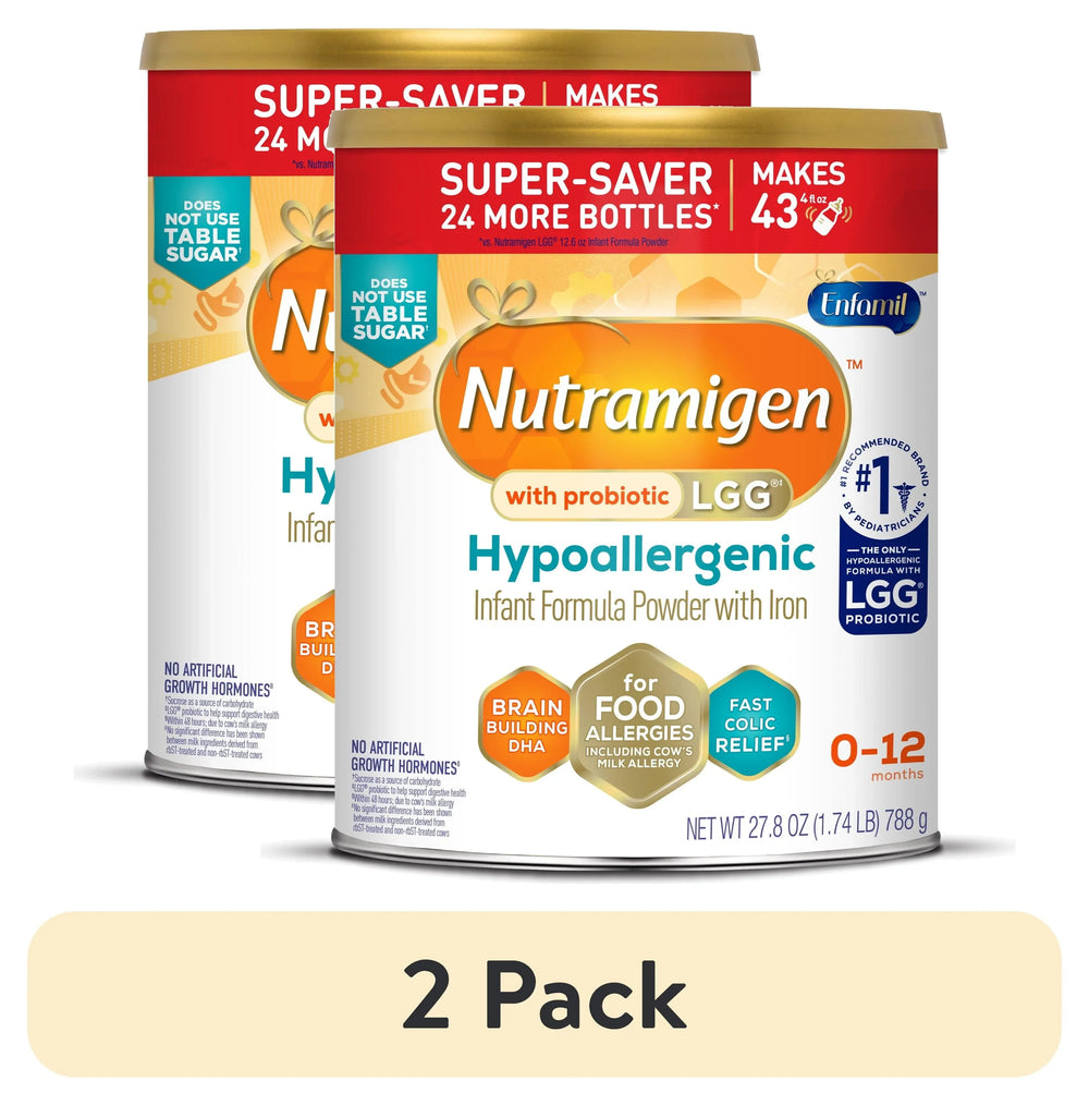 Nutramigen with Probiotic LGG Hypoallergenic Powder Baby Formula, 12.6 oz Can - USA MEGA SHOP
