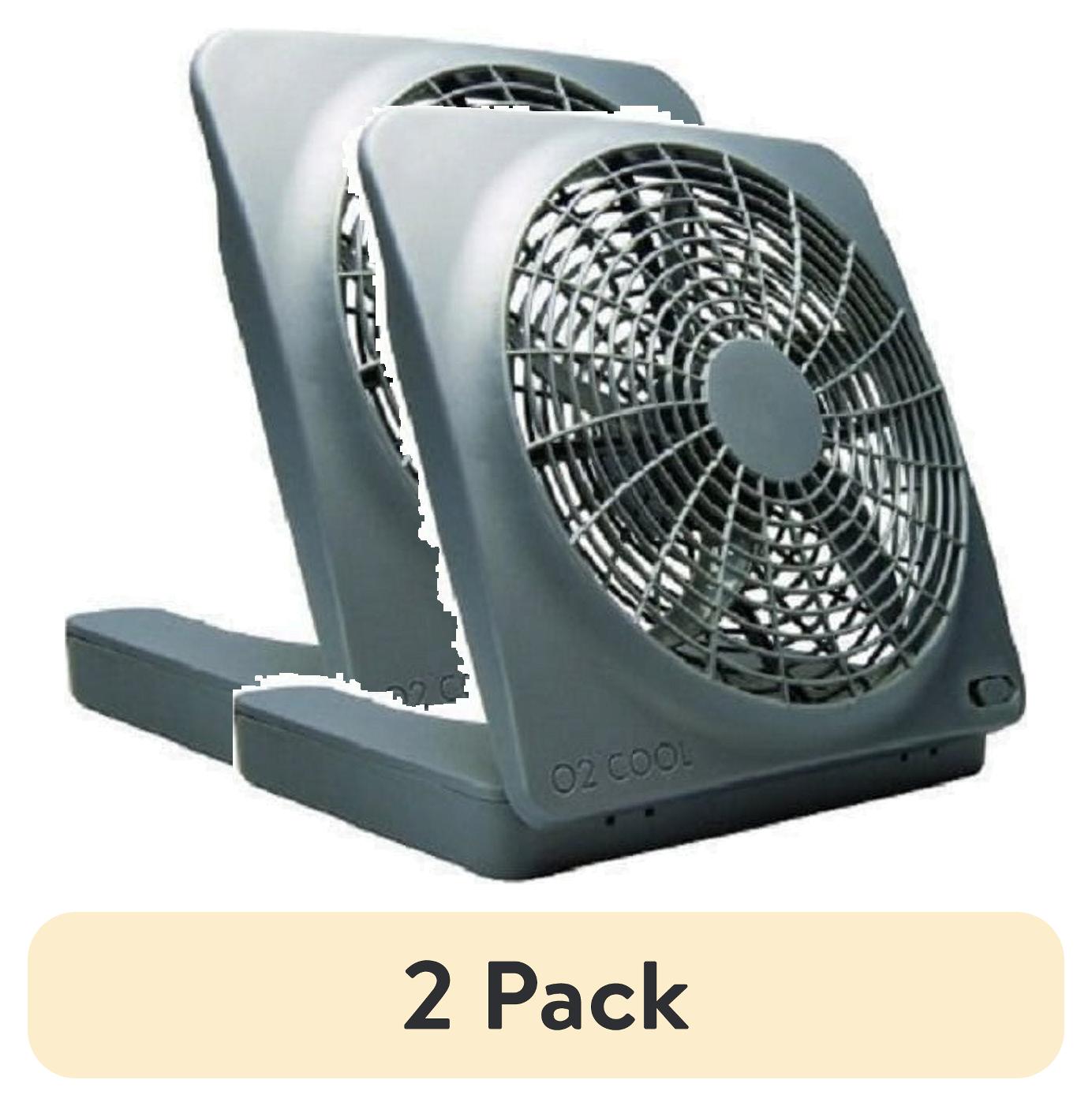 O2COOL 10 inch Battery or Electric Portable Fan, Camping Fan, Tent Accessory