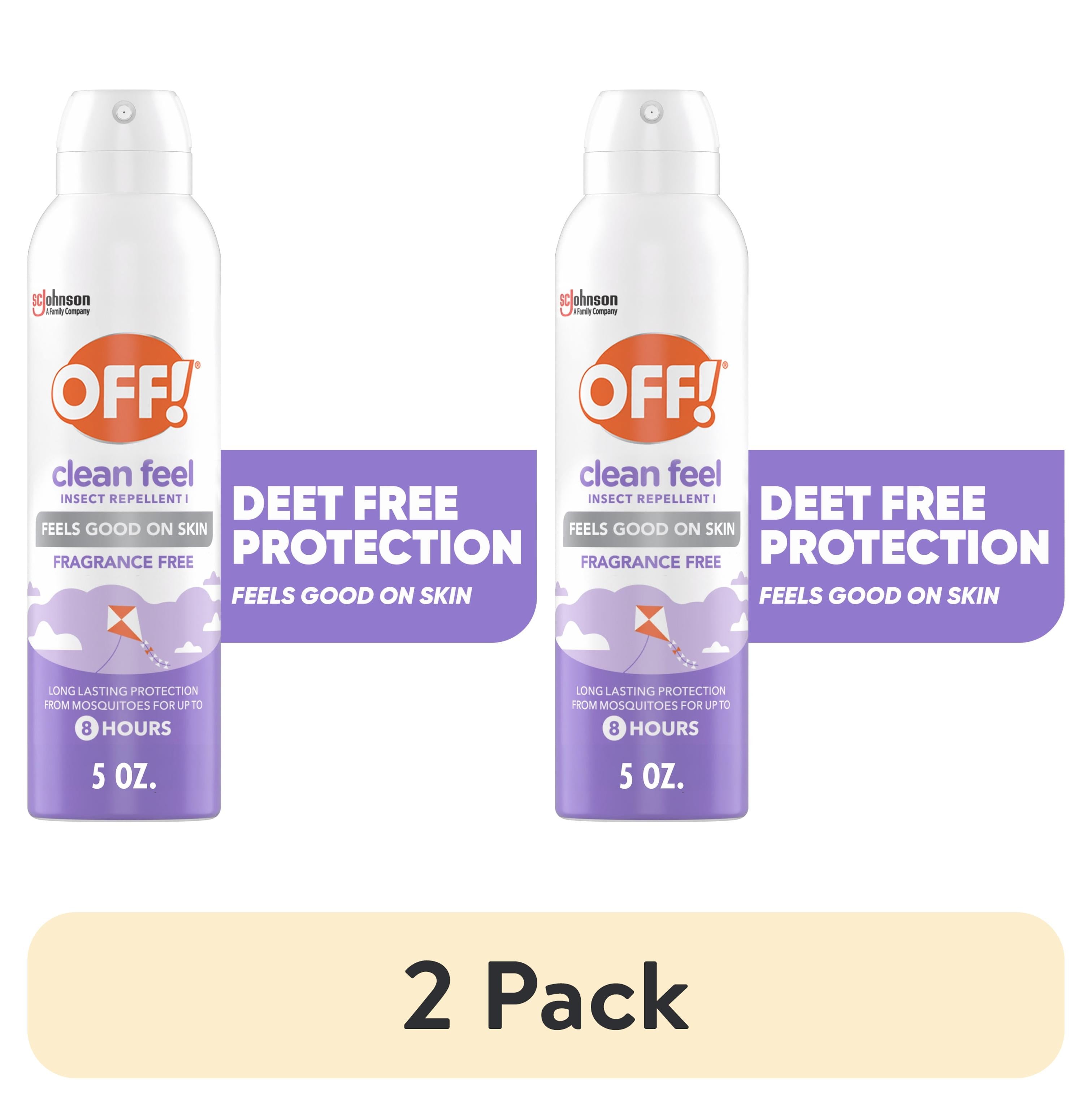 OFF! Clean Feel Picaridin Insect Repellent Aerosol, Mosquito & Bug Spray, 5 oz