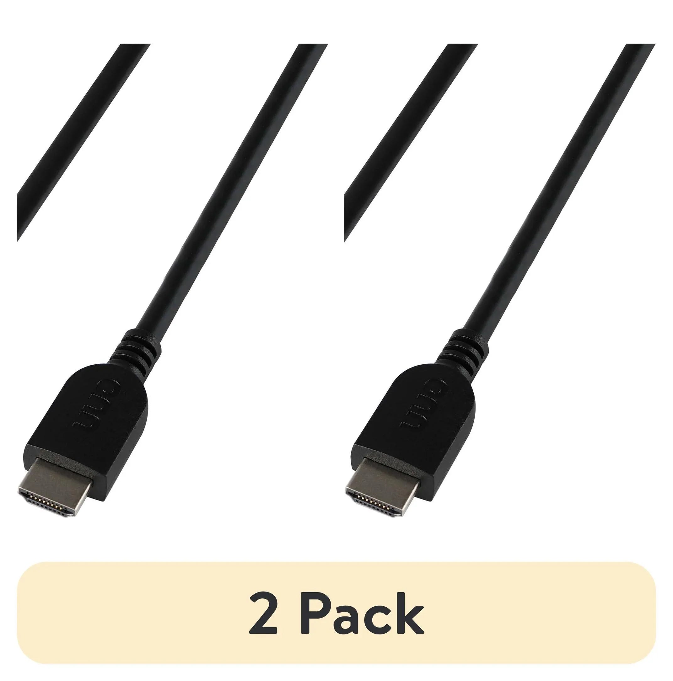 Onn. 4ft HDMI Cable, Black Color