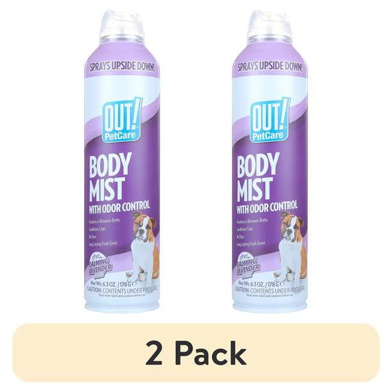OUT! Petcare Body Mist for Dogs- Lavender 6.3oz