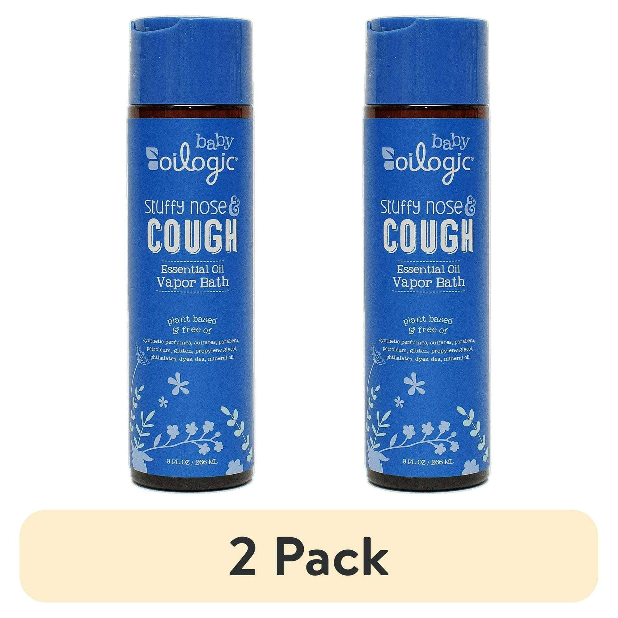 Oilogic Stuffy Nose & Cough Essential Oil Vapor Bath for Baby, 9 oz