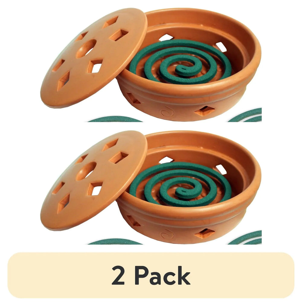 PIC Mosquito Coils with Terra Cotta Burner, Mosquito Repellent, 3 oz, 5 Pc Box - USA MEGA SHOP