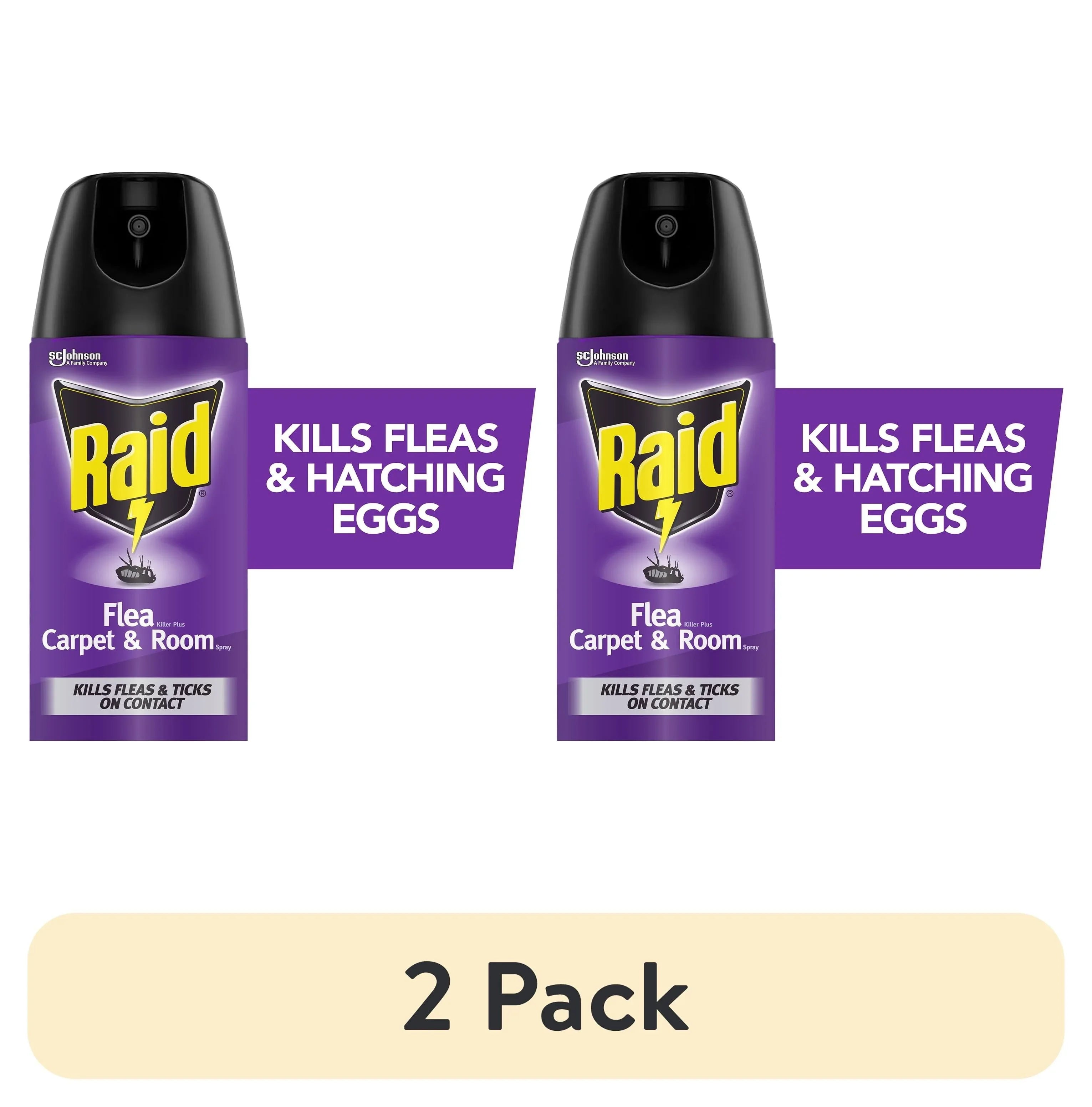 Raid Flea Killer Plus Carpet & Room Spray, Bug Spray Kills Fleas & Flea Eggs, 16 oz - USA MEGA SHOP