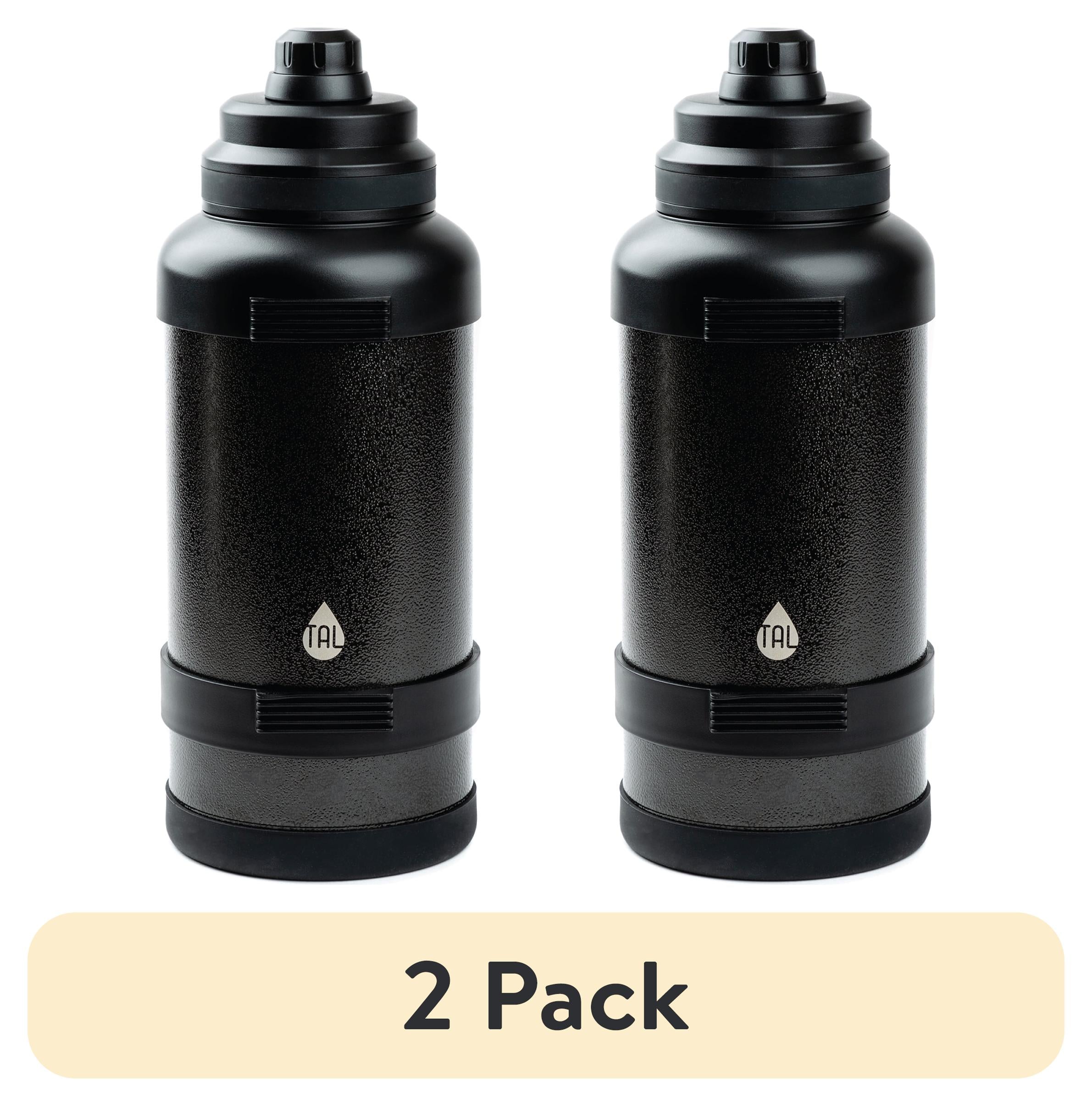 TAL 3 Liter Stainless Steel Zeus Black Water Bottle with Leak-Proof Lid