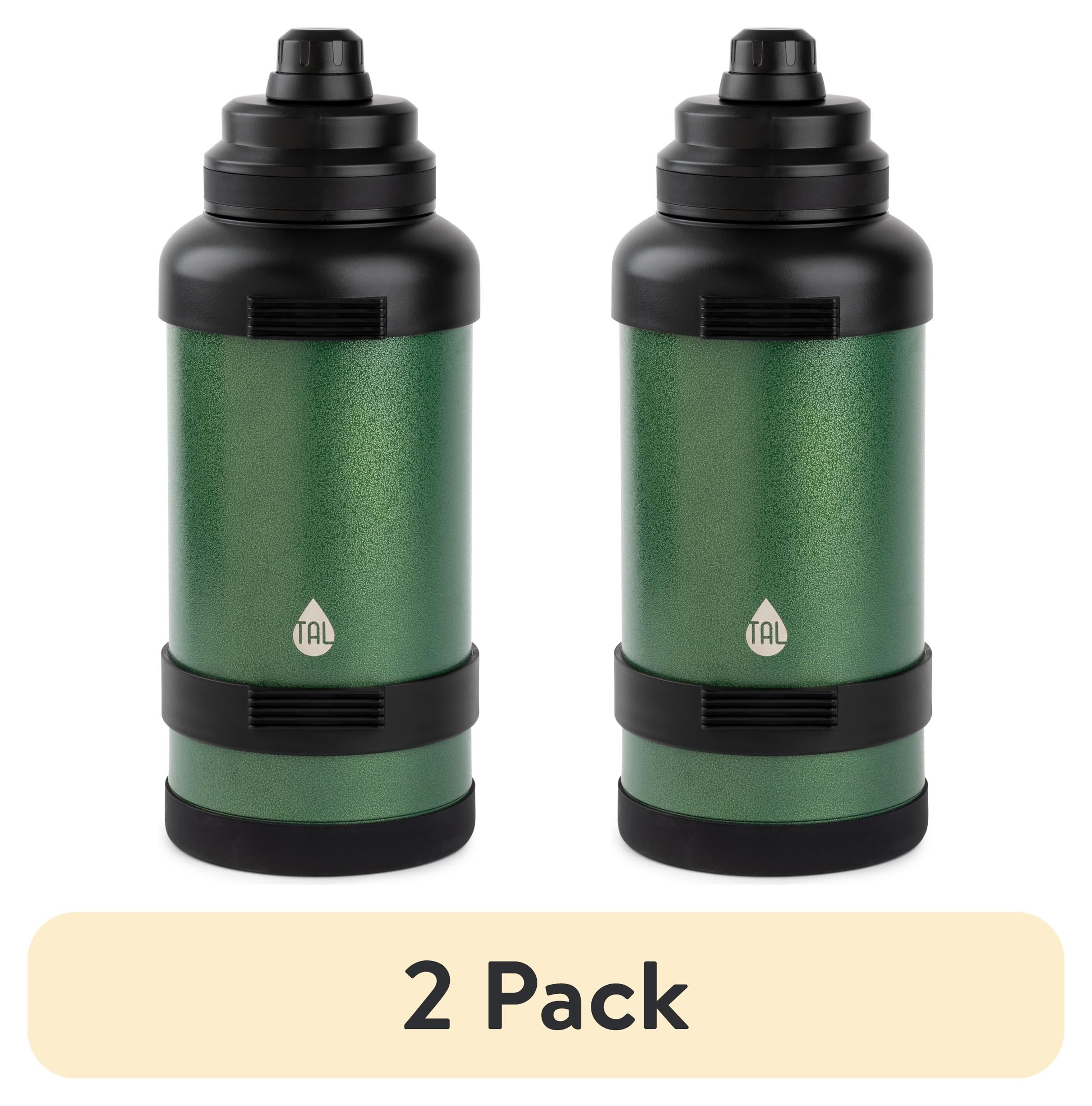 TAL 3 Liter Stainless Steel Zeus Black Water Bottle with Leak-Proof Lid