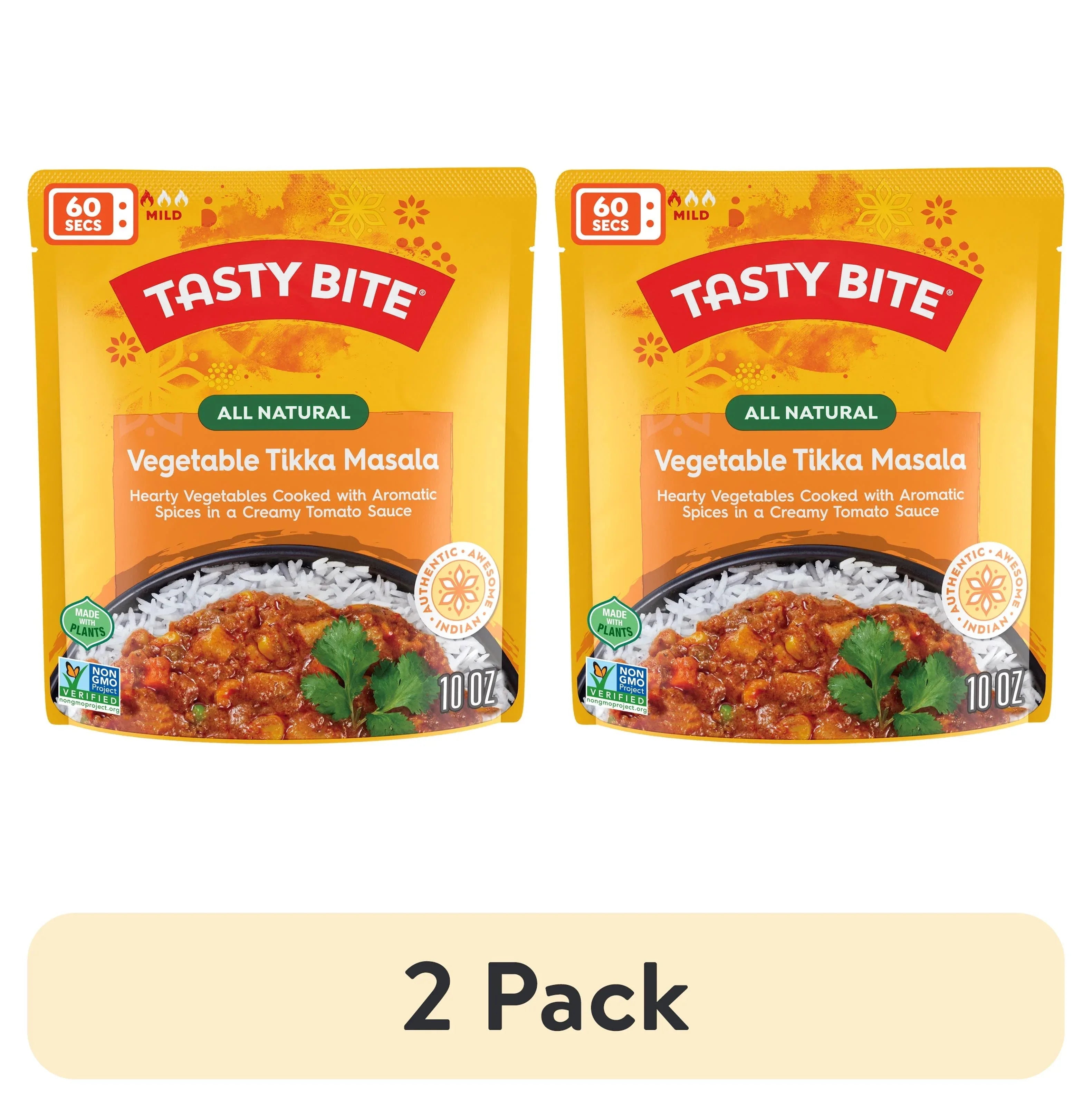 Tasty Bite Vegetable Tikka Masala 10oz - Creamy vegetable curry