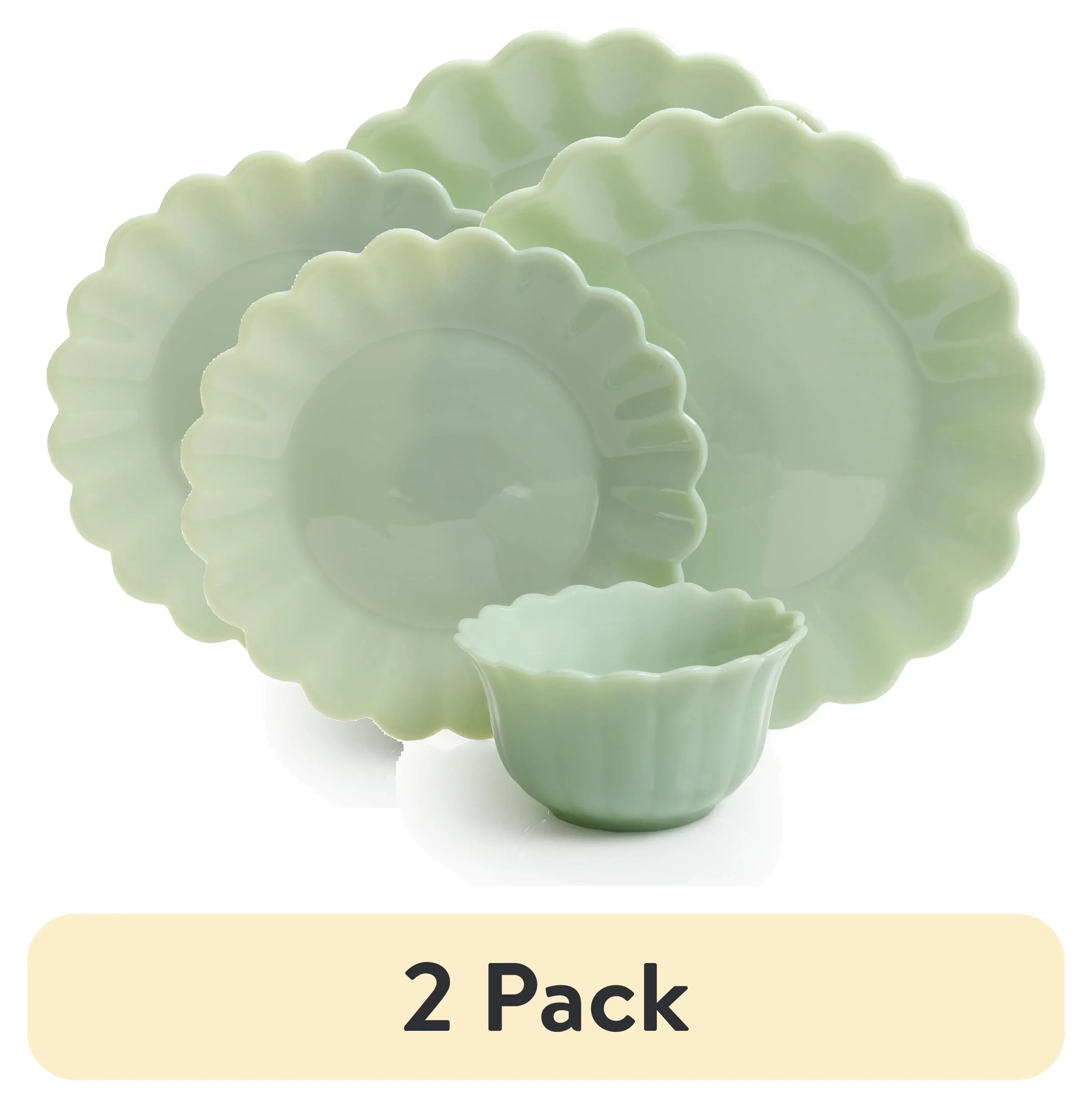 The Pioneer Woman Timeless Beauty 3-Piece Dinnerware Set, Jade