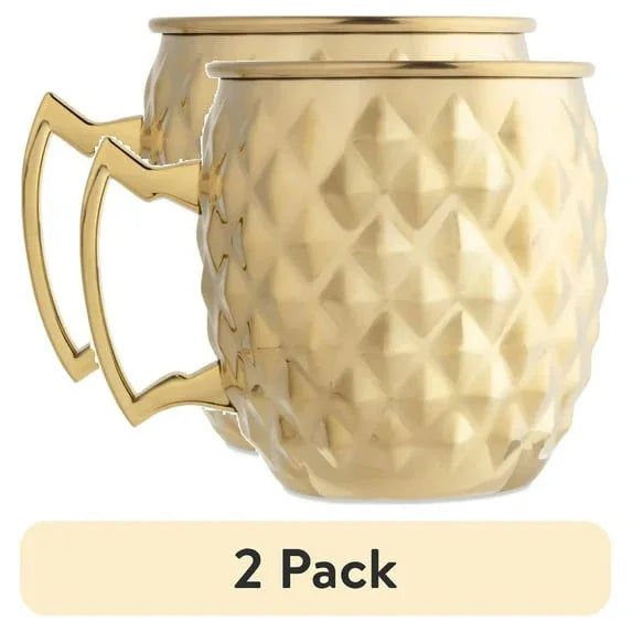 Thyme & Table 17 fl oz Gold Stainless Steel Moscow Mule Mug