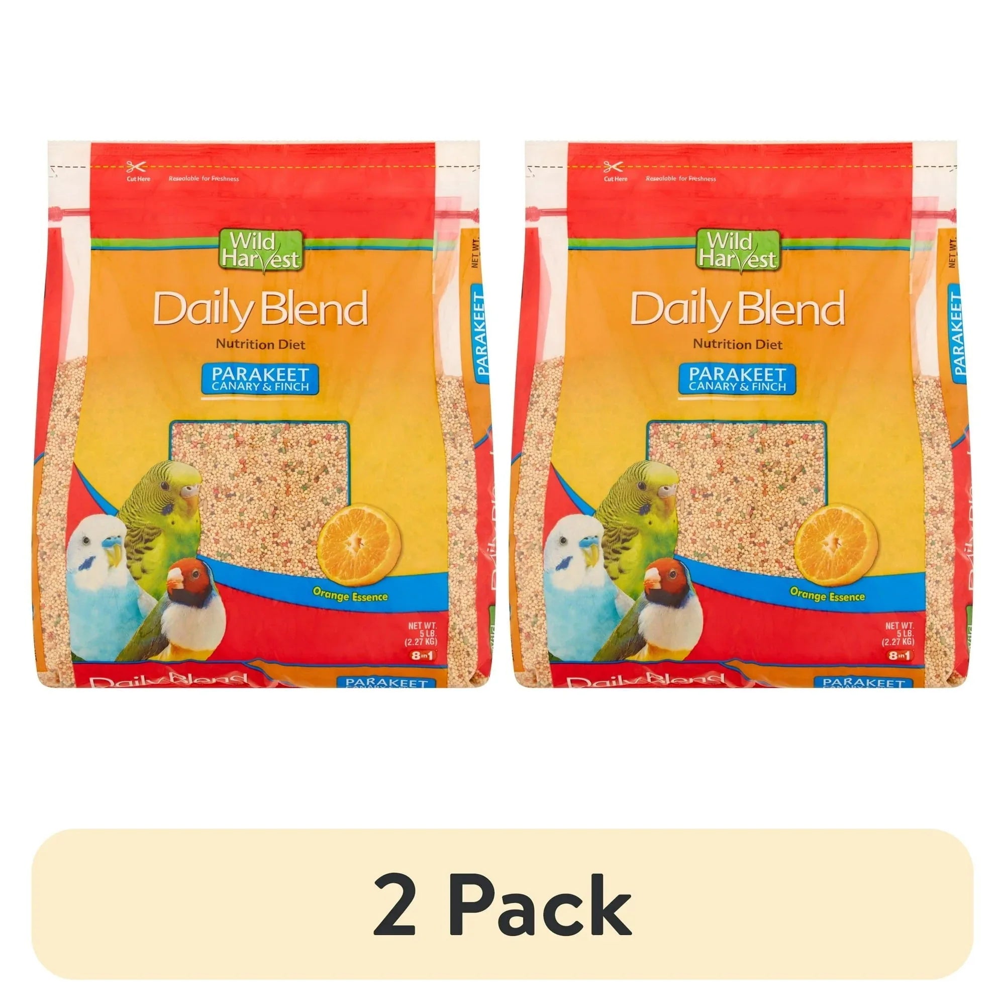 Wild Harvest Parakeet, Canary & Finch Daily Nutrition Blend, 5 lbs. - USA MEGA SHOP