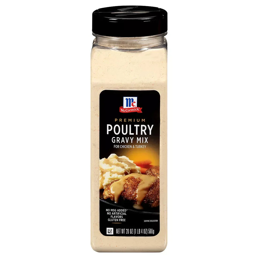 McCormick Poultry Gravy Mix, Premium, 20 oz. - USA MEGA SHOP