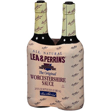 Worcestershire sauce 2-pack bottles with Lea & Perrins label, front view