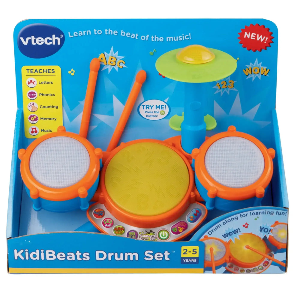 VTech KidiBeats Drum Set with Accessories, Baby and Toddler Toys - USA MEGA SHOP