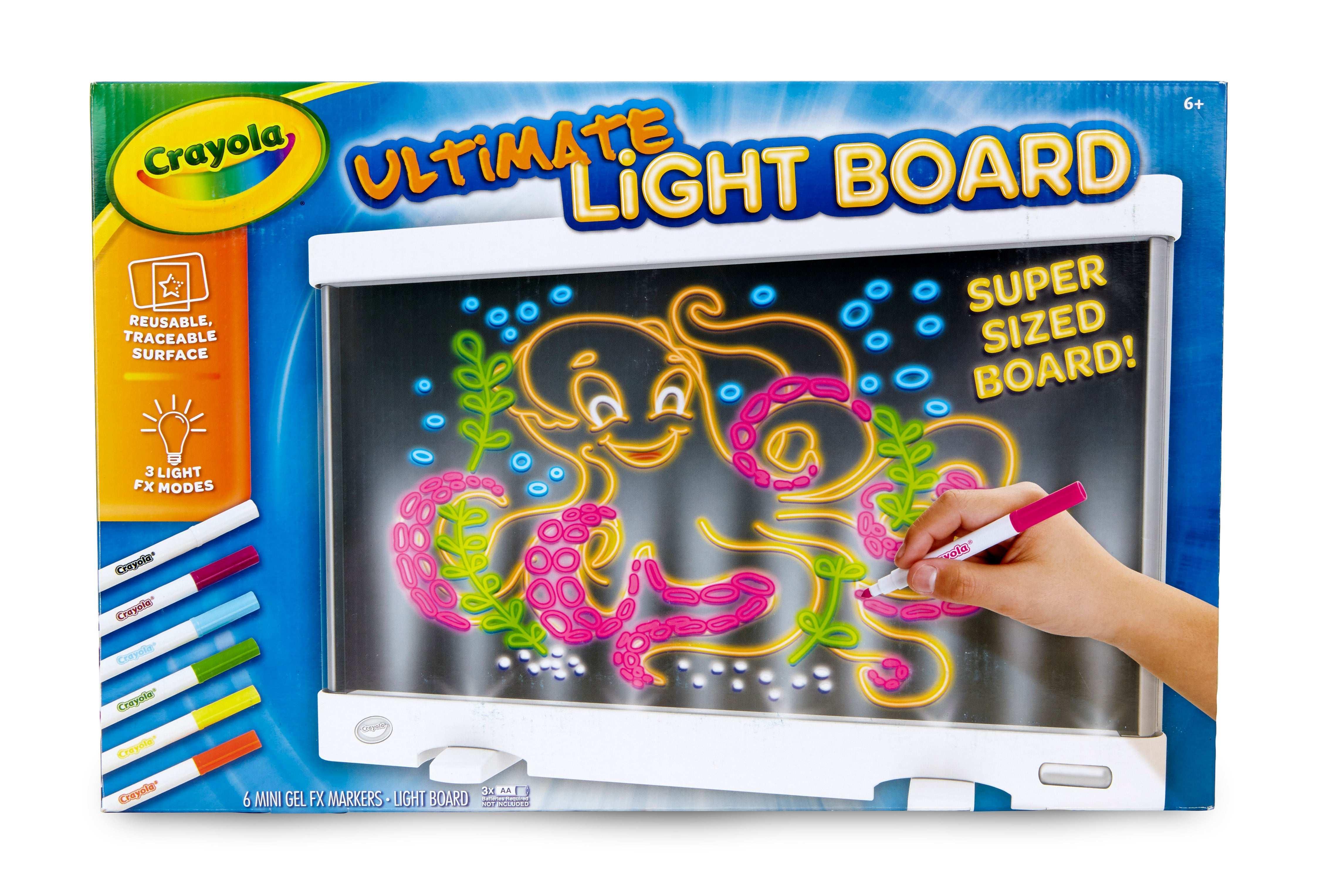 Crayola Ultimate Light Board, White, Holiday & Christmas Gifts for Kids, LED Tracing & Drawing Board, Light Up Toy, Gift, Ages 6 & Up - USA MEGA SHOP