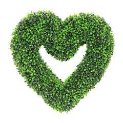 20" Faux BoxWood Heart Wreath - USA MEGA SHOP