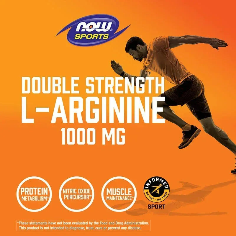 NOW Foods, L-Arginine, 1,000 mg, 120 Tablets