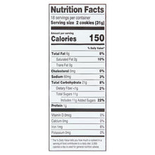 Nutrition Facts panel: chewy chocolate chip cookies, 2-cookie serving size